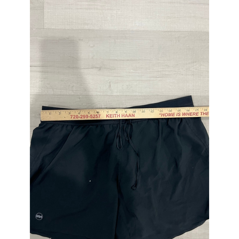 Men's Janji AFO Black Athletic Shorts with Blue Accents Size L - Picture 8 of 10